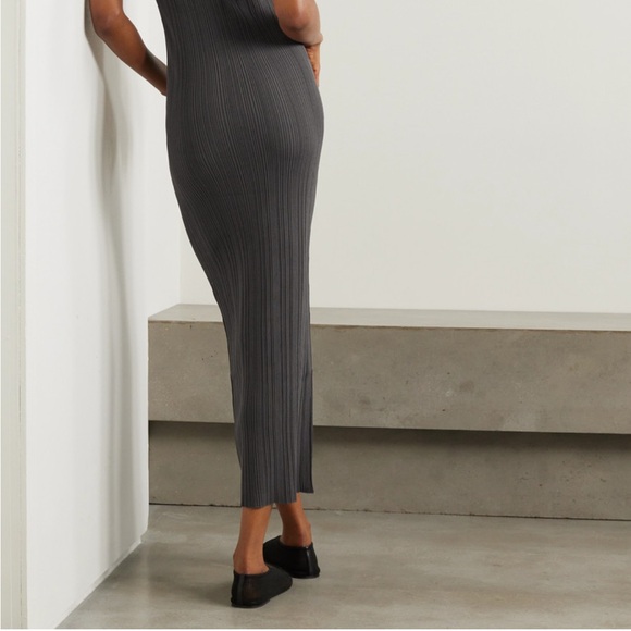 Toteme ribbed knit maxi in gray size XL - Picture 2 of 5